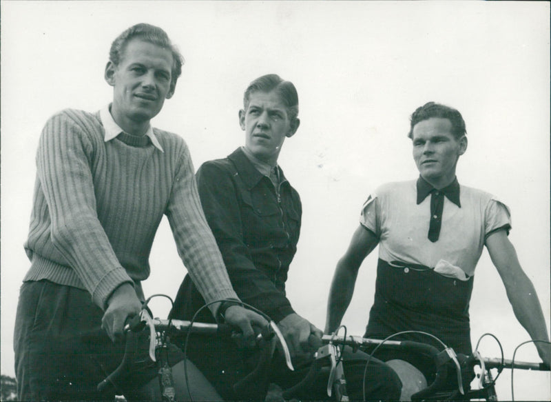 Harry Janemar, Cyclist - Vintage Photograph