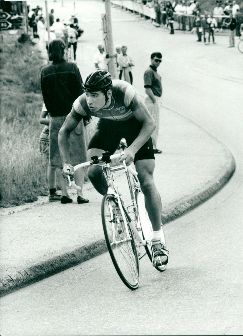 Michel Lafis, Cyclist - Vintage Photograph