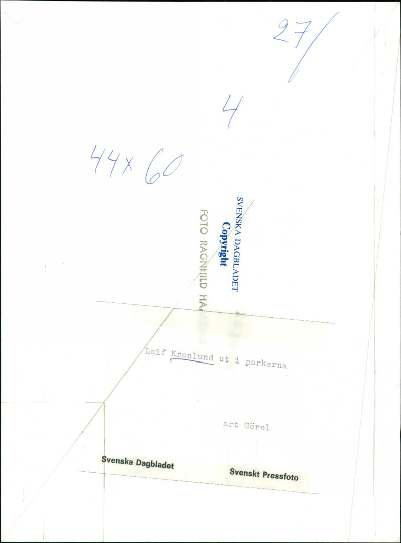 Leif and Dagny Kronlund, Musicians. - Vintage Photograph