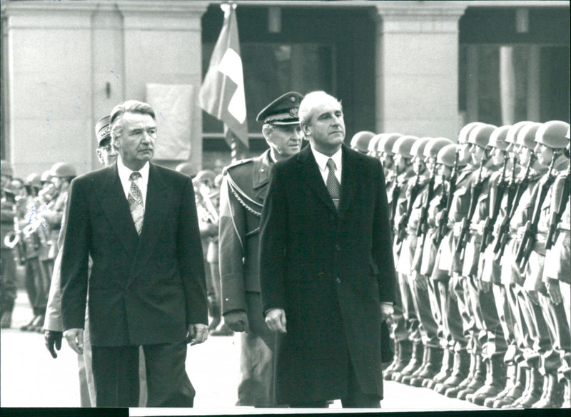 Thomas Klestil, Politician. - Vintage Photograph