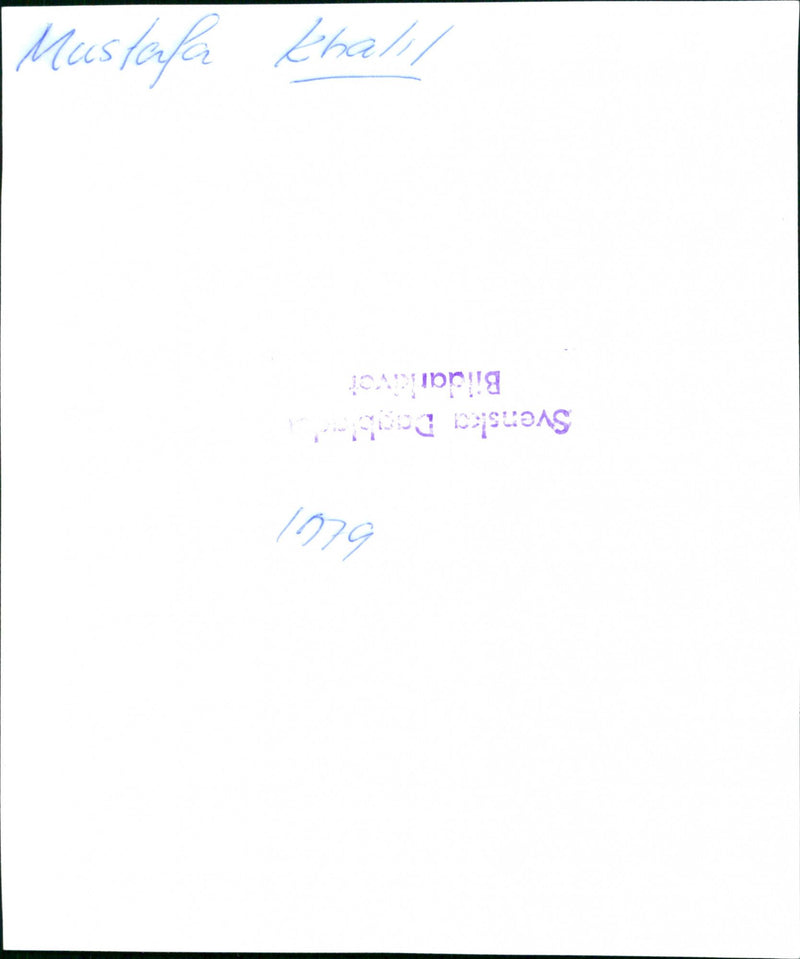 Mustafa Khalil, Politician at Egypt - Vintage Photograph