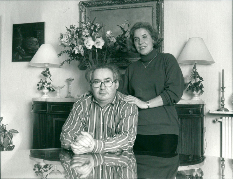 Serge and Beate Klarsfeld in Paris - Vintage Photograph