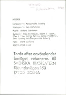 Musical Play "Arsinoe" in the National Theater 1984 - Vintage Photograph