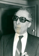 Chedli Klibi, politician. - Vintage Photograph