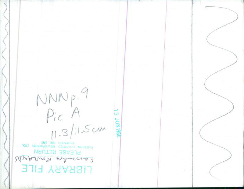 1986 MUSIC MARY - Vintage Photograph