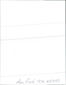 Len Rush - Vintage Photograph