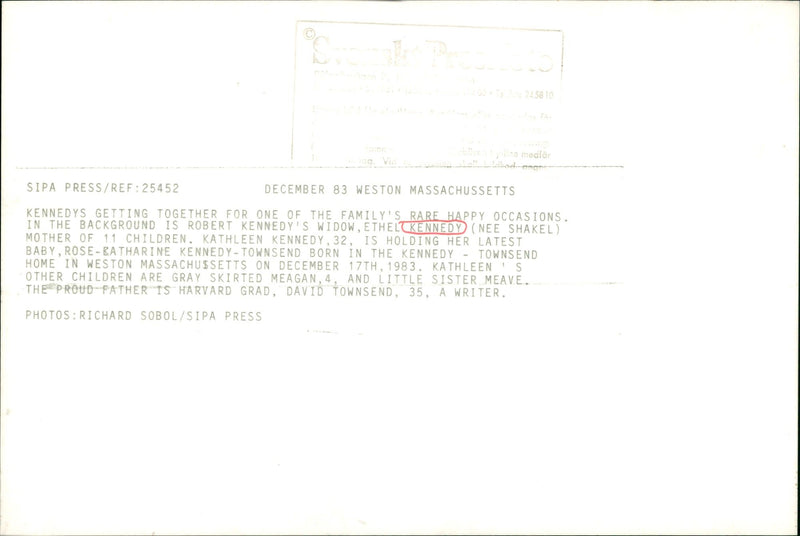 1983 YOUR TOGETON HER HAPPY GREEN DAVID TOGETHER WRITER - Vintage Photograph