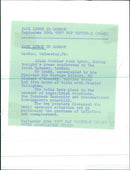 Jack Lynch during the press conference at the Irish Embassy - Vintage Photograph