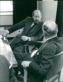 Sir Clement Freud, British broadcaster, Writer, Politician and Chef. - Vintage Photograph