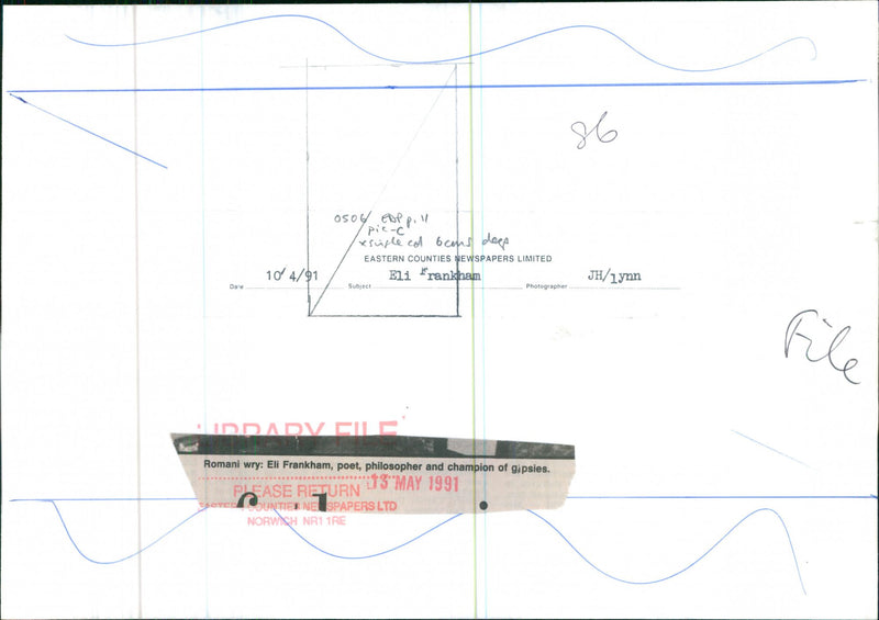 1991 IDD POET DIED CHAMPION - Vintage Photograph