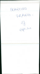 General Francisco Franco of Spain - Vintage Photograph