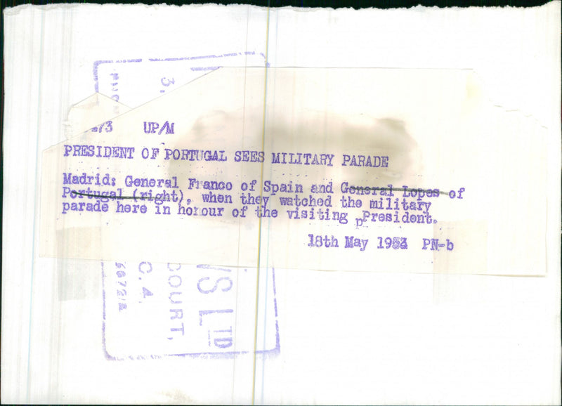 General Francisco Franco - Vintage Photograph