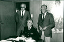 Dick Stenberg, Jan Eriksson, and  Stig Swanstein - Vintage Photograph