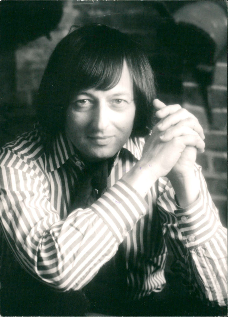 André Previn, amerikansk kompositör och dirigent - Vintage Photograph