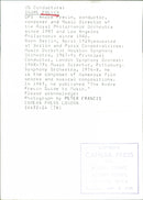 André Previn, amerikansk kompositör och dirigent - Vintage Photograph