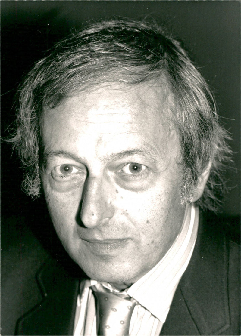 André Previn, amerikansk kompositör och dirigent - Vintage Photograph