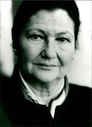 Simone Veil, French politician. - Vintage Photograph