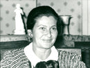 Simone Veil, French politician. - Vintage Photograph
