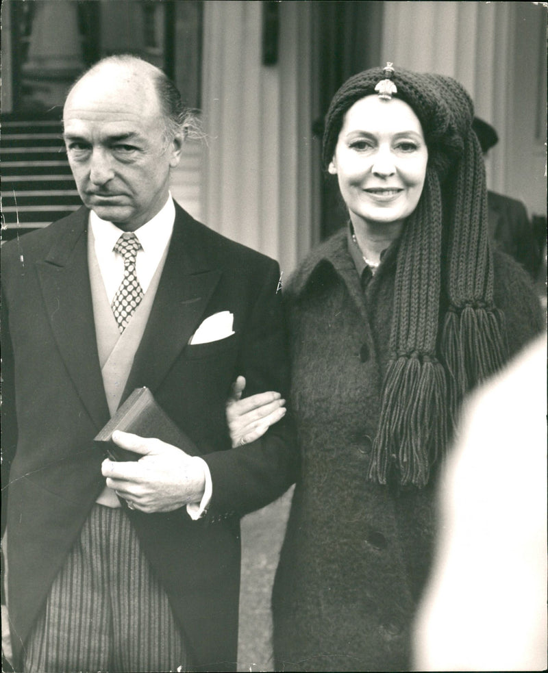 John Profumo and Valerie Hobson - Vintage Photograph