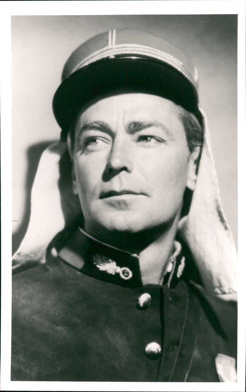 Alan Ladd in the movie "Desert Legion" - Vintage Photograph