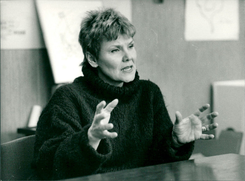 Birgitta NÃ¥dell, Municipal politician TyresÃ¶ - Vintage Photograph