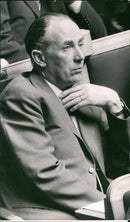 Ture Königson, Swedish Politician. - Vintage Photograph