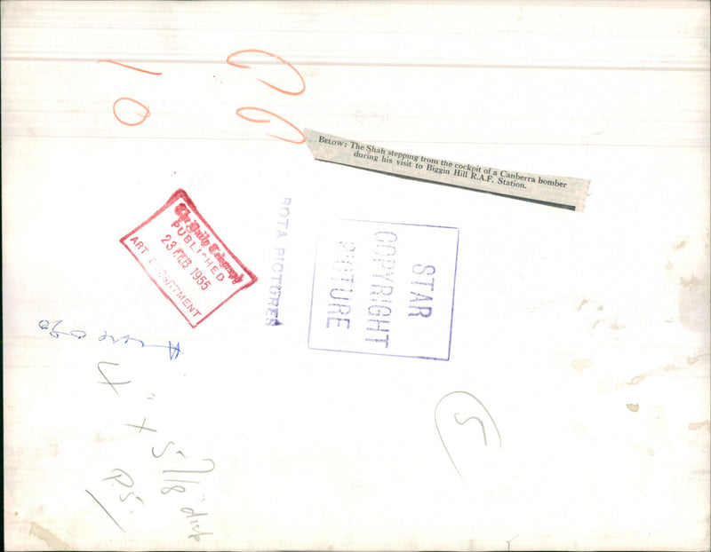 1955 QUEEN SHAH - Vintage Photograph