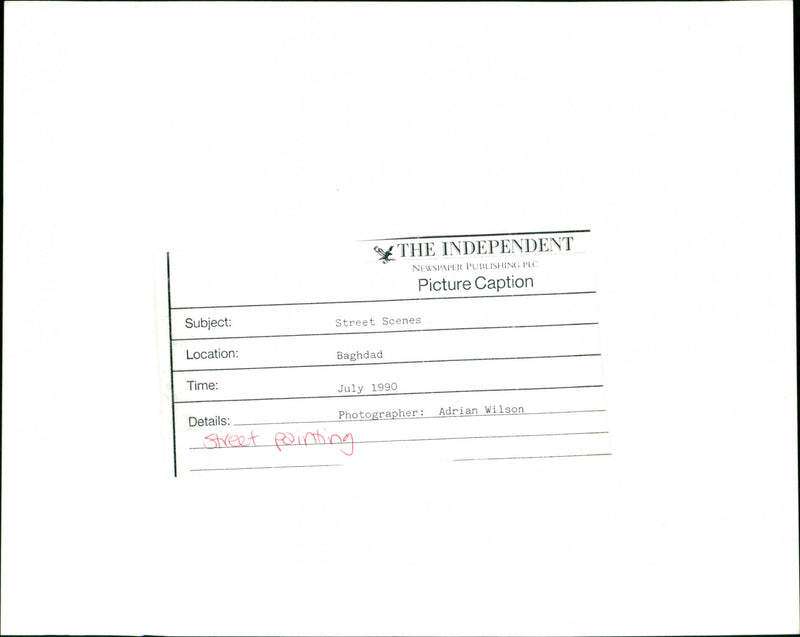 Saddam Hussein - Vintage Photograph