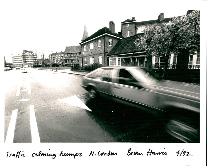 Traffic Humps - Vintage Photograph