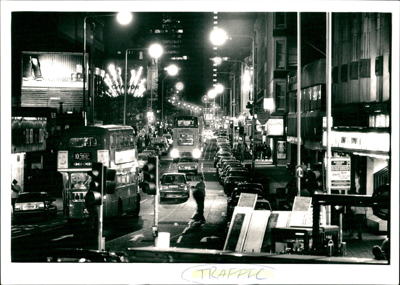 Traffic - Vintage Photograph