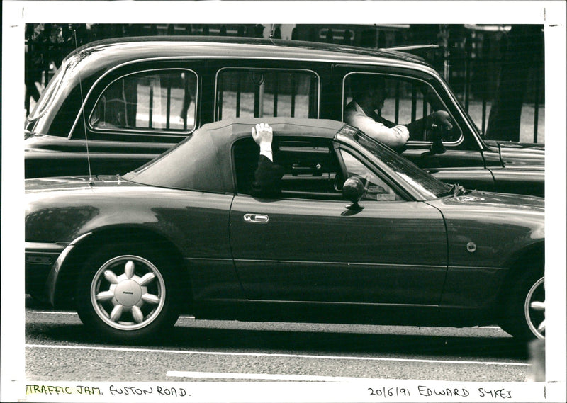 Traffic Jam - Vintage Photograph