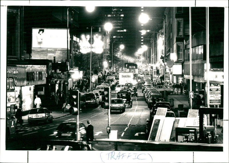 Traffic - Vintage Photograph