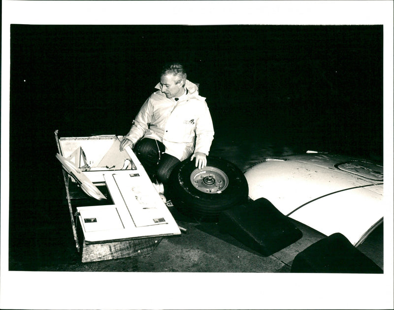 Helicopter Crash - Vintage Photograph