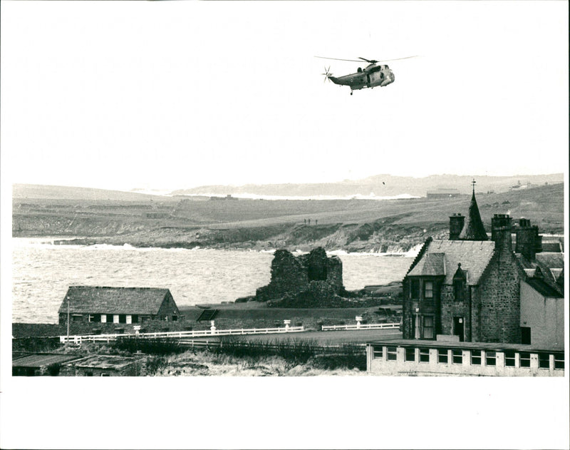 Helicopter Disaster - Vintage Photograph