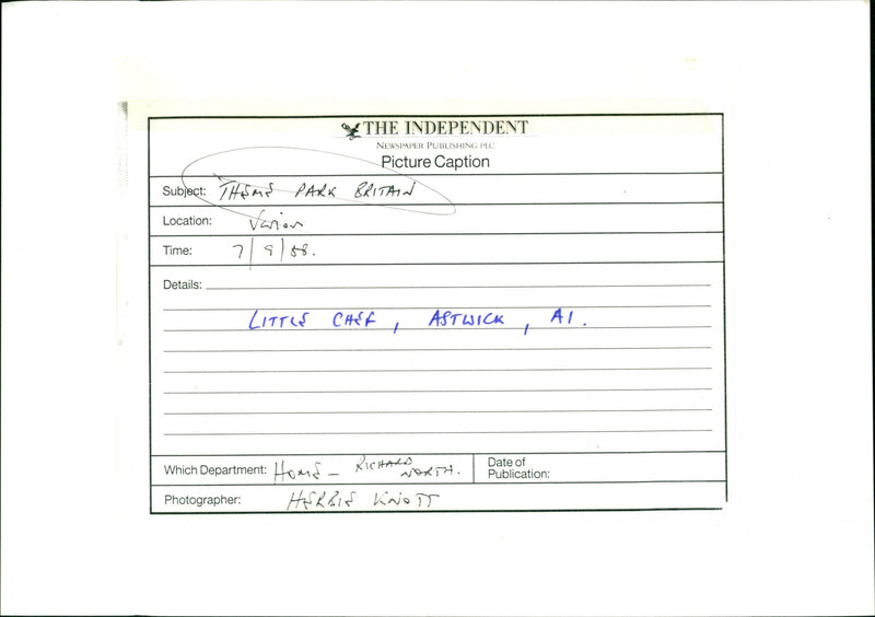 Theme Park Britain - Vintage Photograph