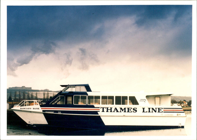 The New Thames Line Riverboat - Vintage Photograph