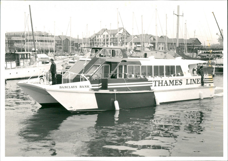 The New Thames Line Riverboat - Vintage Photograph