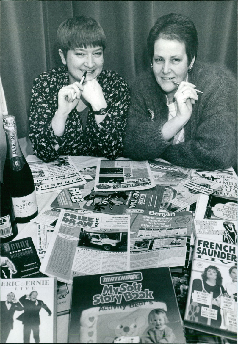 Jane Feeney and Rosemary James - Vintage Photograph