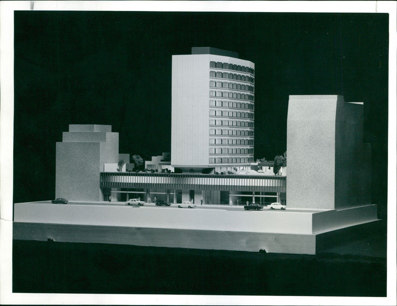 Scale Model of Lawrence's Hotel Chelsea - Vintage Photograph