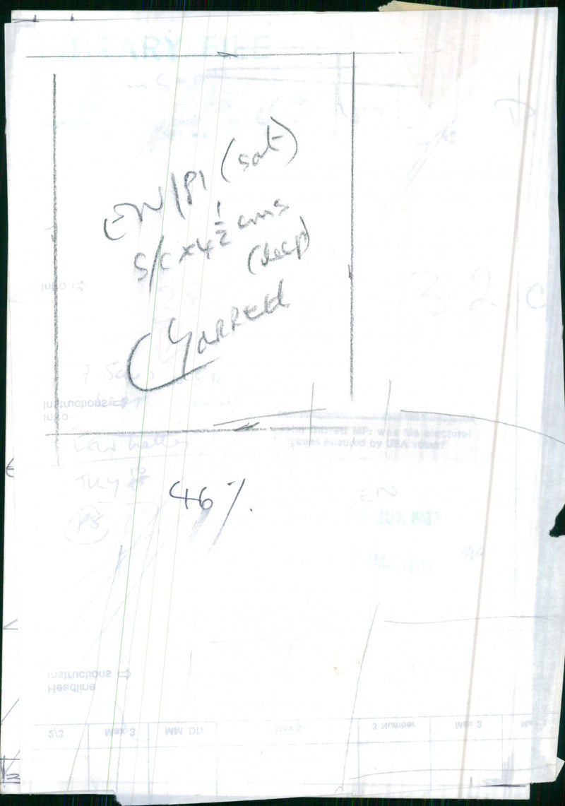 John Garrett, British politician - Vintage Photograph