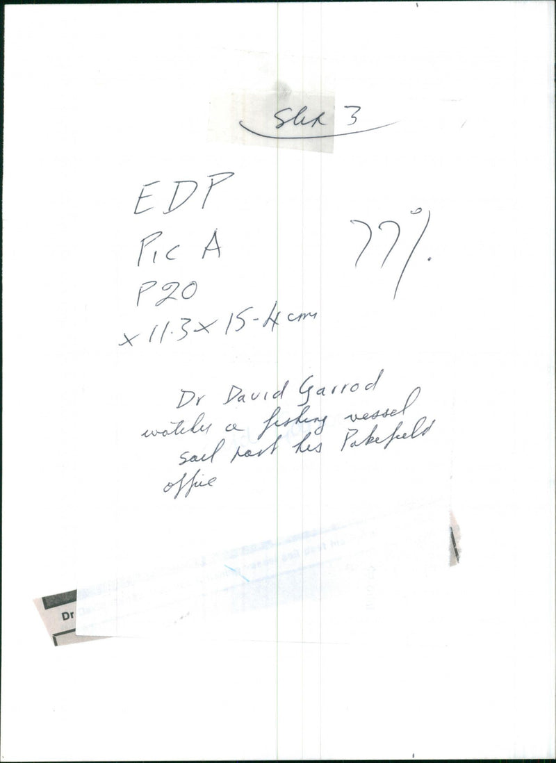 Dr. David Garrod - Vintage Photograph
