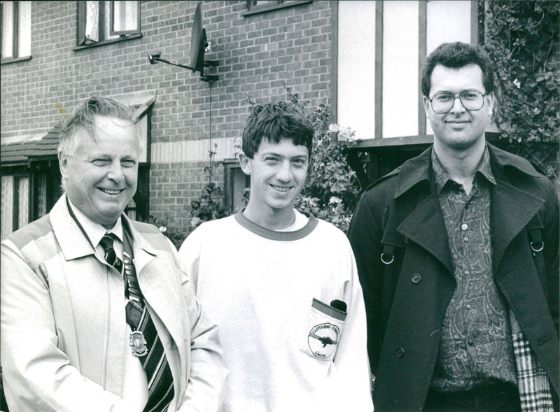 Ray Garrood, with Haluk Dortluoglu and Matthew Bungard - Vintage Photograph