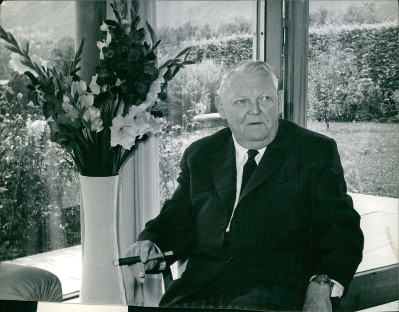 Ludwig Erhard - Vintage Photograph