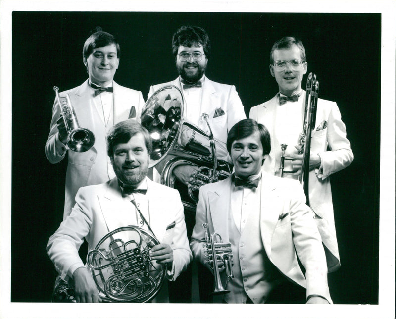 Fine Arts Brass Ensemble - Vintage Photograph