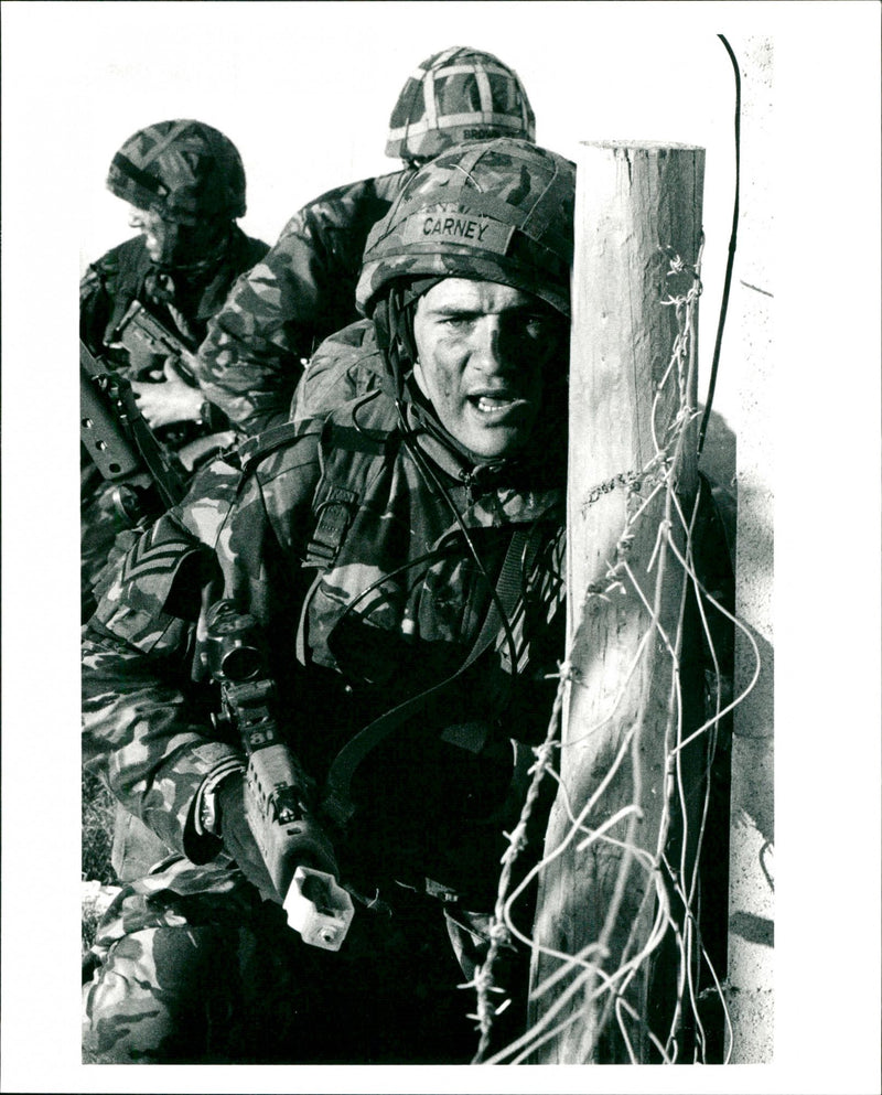 Army Training - Vintage Photograph