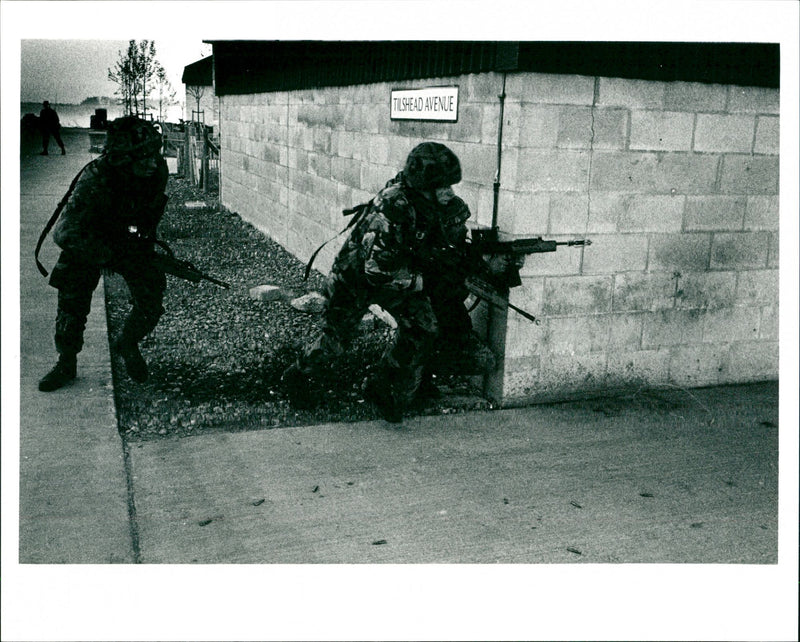 Army Training - Vintage Photograph