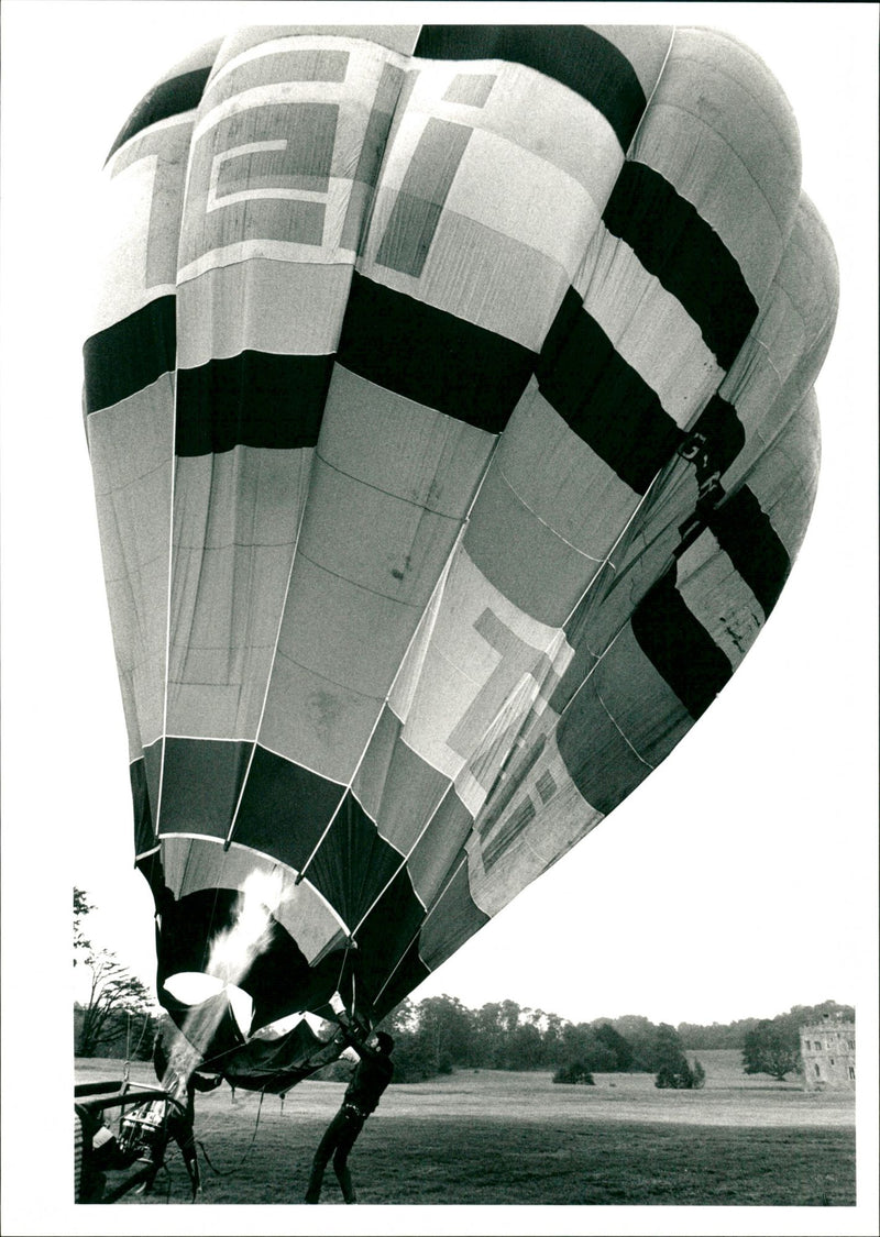Ballooning - Vintage Photograph