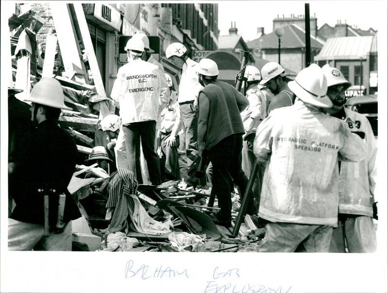 Balham Gas Explosion - Vintage Photograph