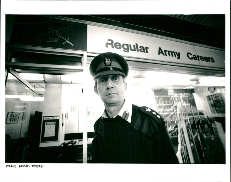 Army Recruitment - Vintage Photograph