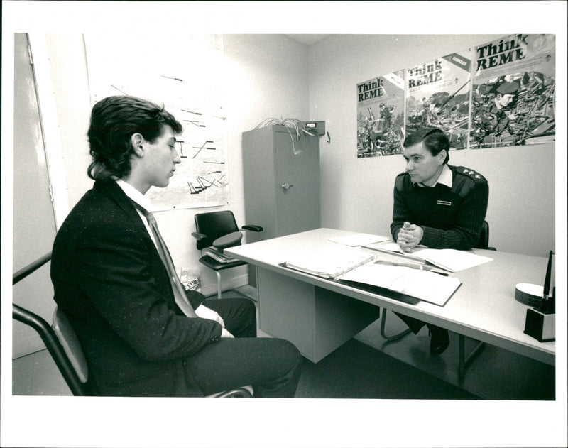 Army Recruitment - Vintage Photograph